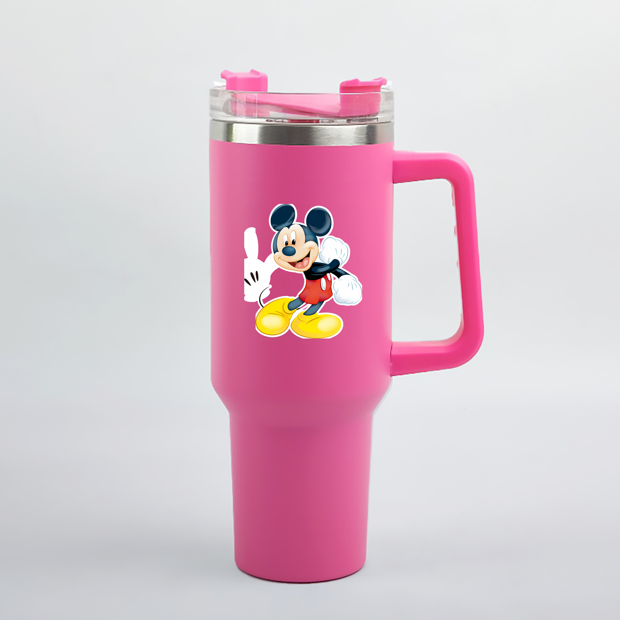 （画像用） ミッキーマウス Mickey Mouse 1200mL車用タンブラー（カラープリント）